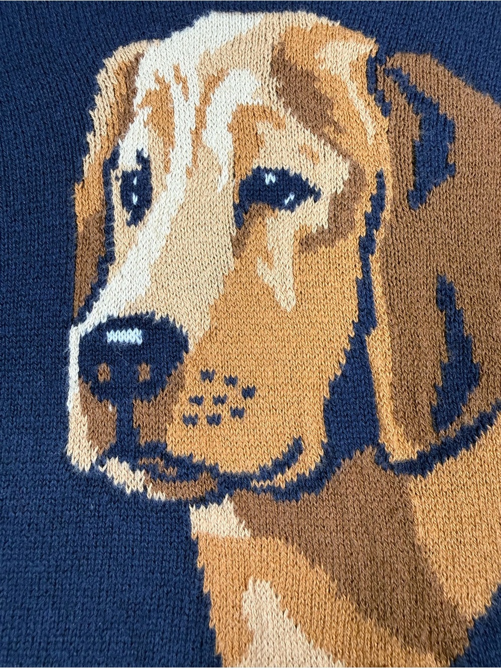 HOPE & HENRY Boys Labrador Retriever Sweater XXS 2T-3T Preppy Equestrian Prep - Picture 3 of 10